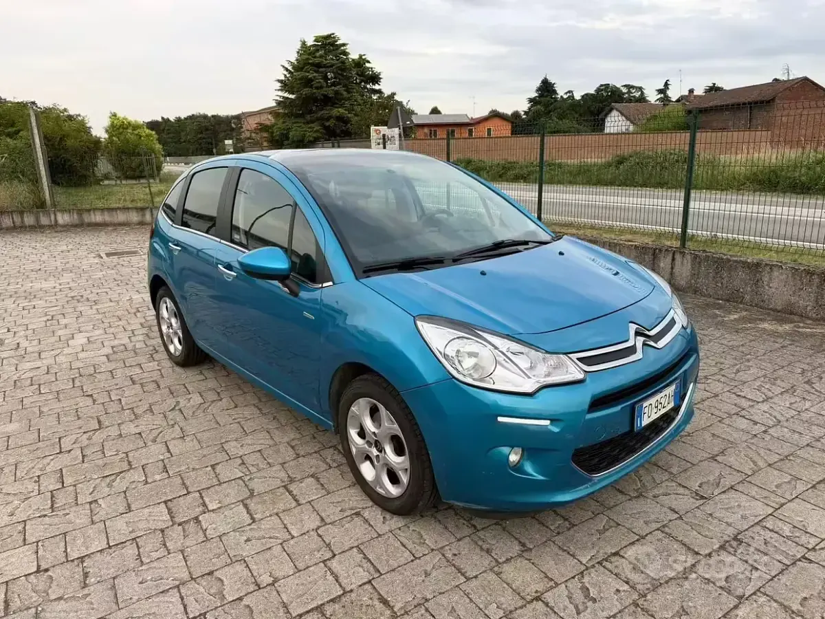 Usata Citroën C3 110 CV (80 kW) 2016 Blu Berlina