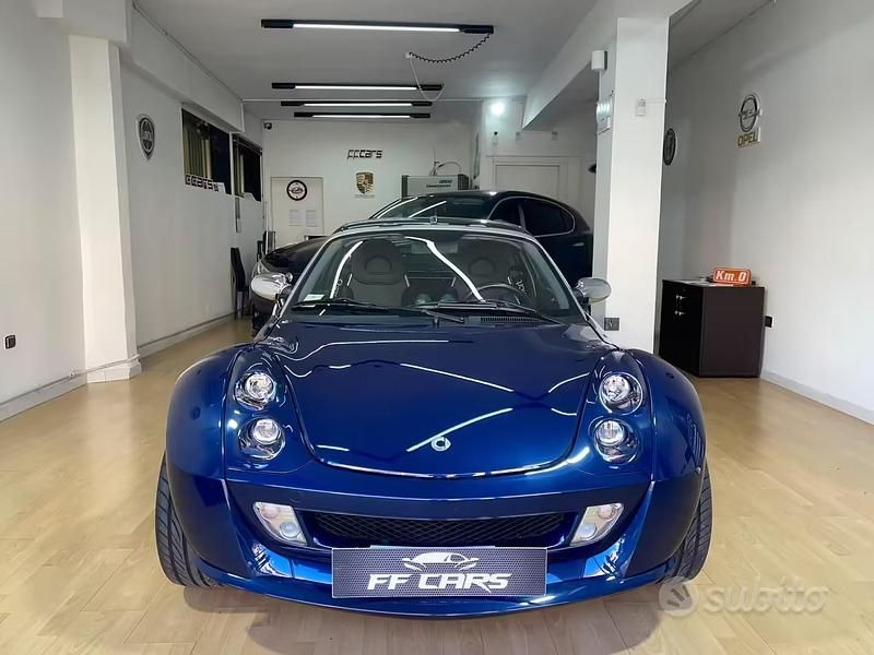 Usata Smart Roadster Brabus 101 CV (74 kW) 2004 Blu Cabrio