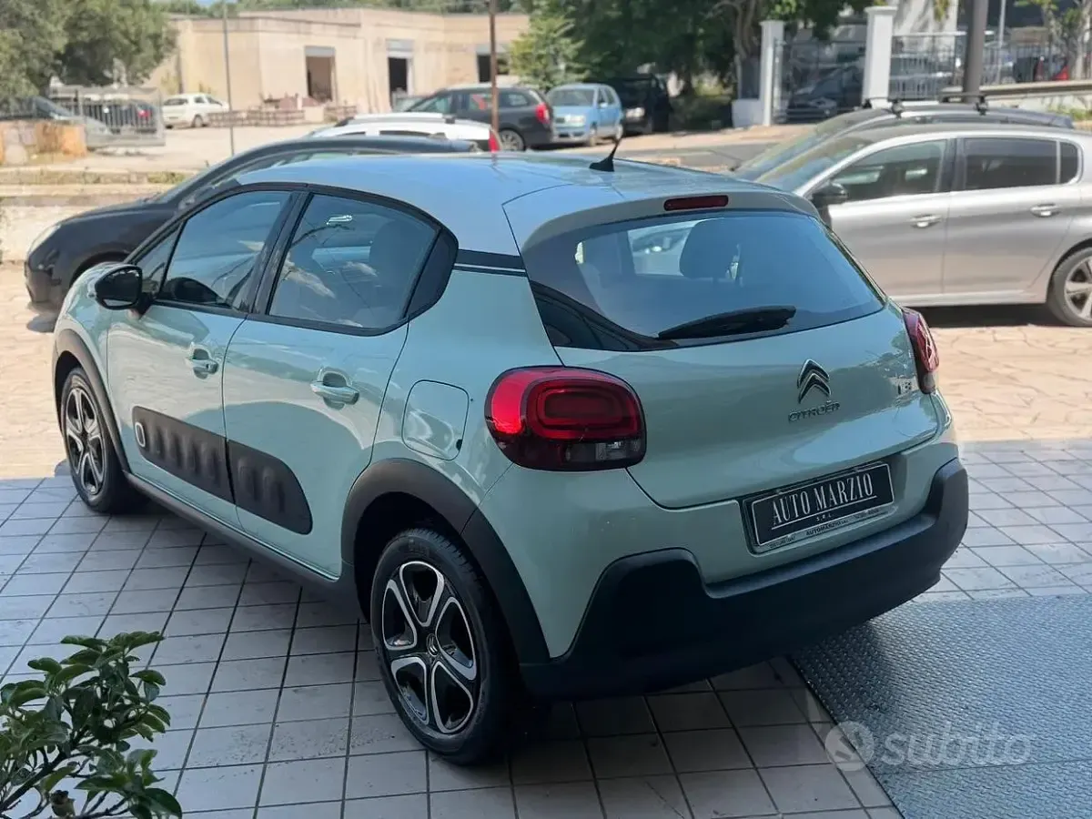 Usata Citroën C3 PureTech 82 CV (60 kW) 2017 Verde Berlina