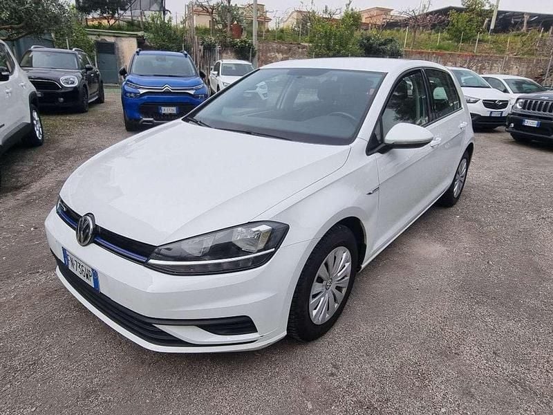Usata VW Golf VII Trendline 110 CV (80 kW) 2018 Bianco Berlina
