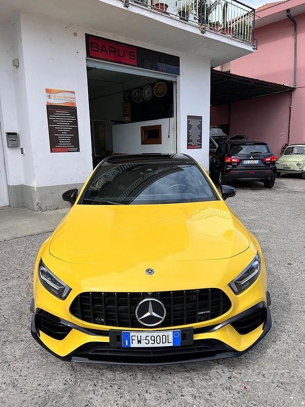Usata Mercedes A35 AMG AMG 306 CV (225 kW) 2019 Giallo Berlina