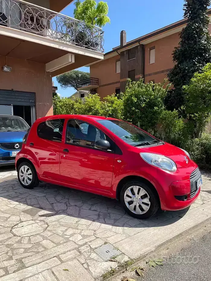 Usata Citroën C1 68 CV (50 kW) 2010 Rosso Utilitaria
