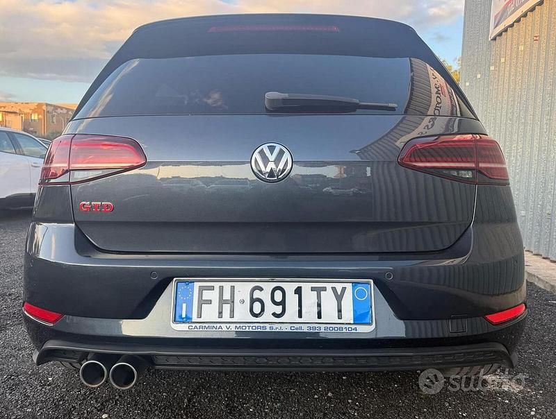 Usata VW Golf VII GTD 185 CV (136 kW) 2017 Grigio Berlina
