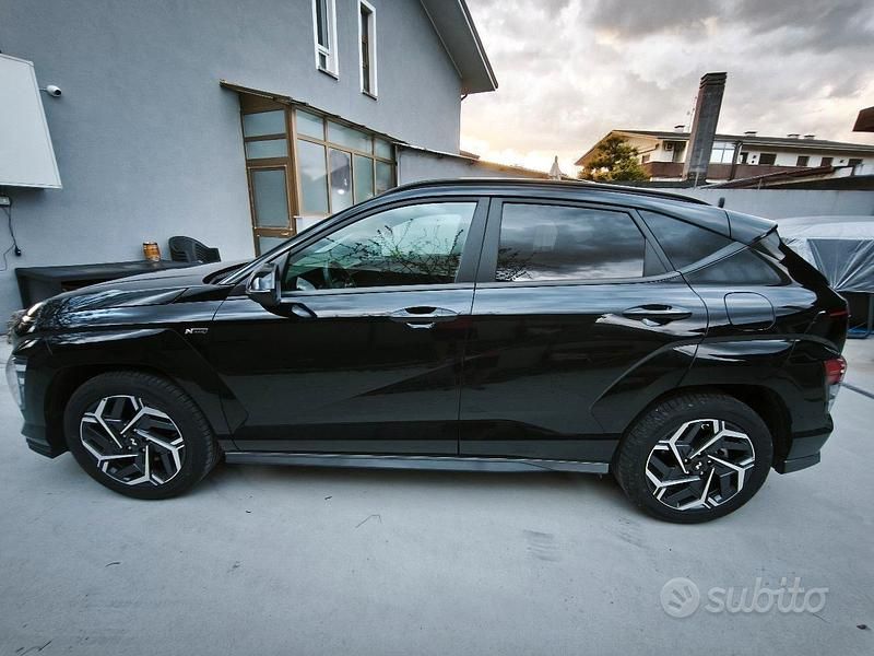 Usata Hyundai Kona N Line 120 CV (88 kW) 2023 Nero SUV