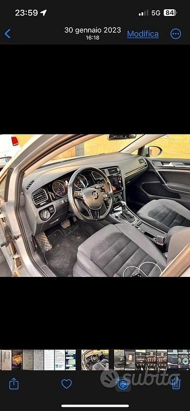 Usata VW Golf VII 110 CV (80 kW) 2016 Grigio Berlina