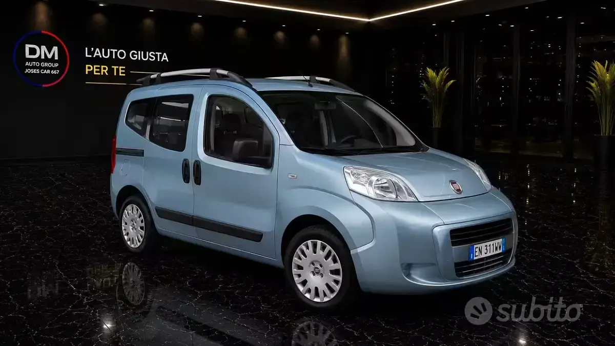 Usata Fiat Qubo Trekking 70 CV (51 kW) 2012 Blu Monovolume