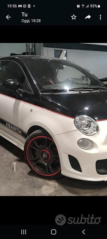 Usata Abarth 500 135 CV (99 kW) 2009 Bianco Utilitaria
