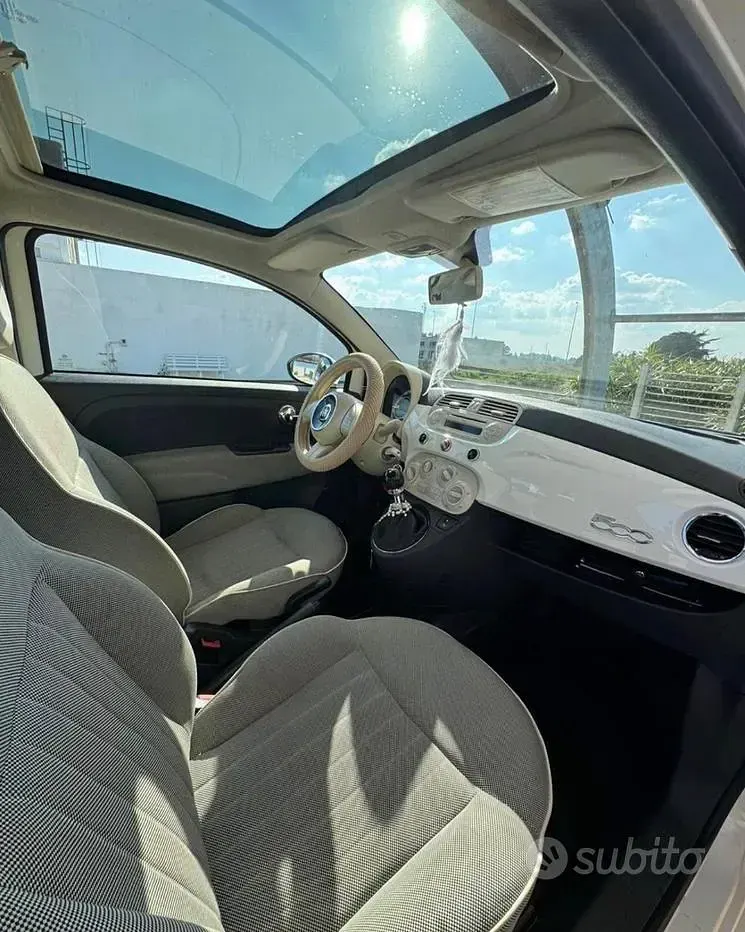 Usata Fiat 500 69 CV (50 kW) 2014 Bianco Berlina