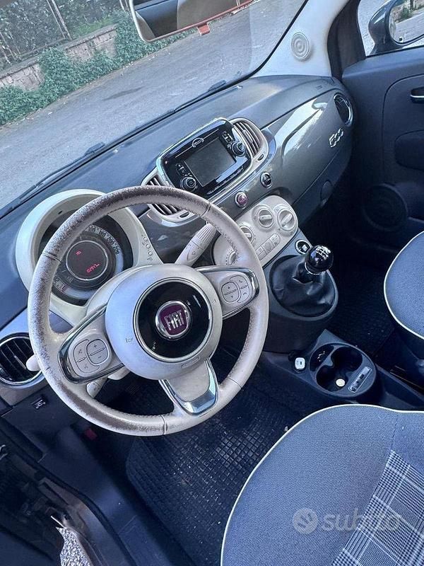 Usata Fiat 500 69 CV (50 kW) 2017 Grigio Berlina