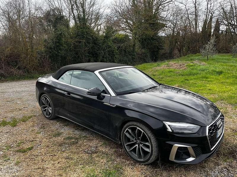 Usata Audi A5 Cabriolet S-Line 190 CV (139 kW) 2020 Nero Cabrio