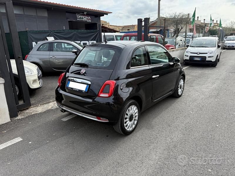 Usata Fiat 500 Lounge 69 CV (50 kW) 2018 Nero Utilitaria