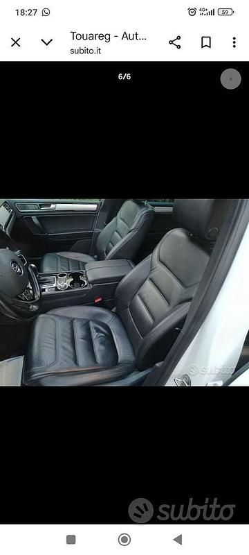 Usata VW Touareg 204 CV (150 kW) 2015 Bianco SUV