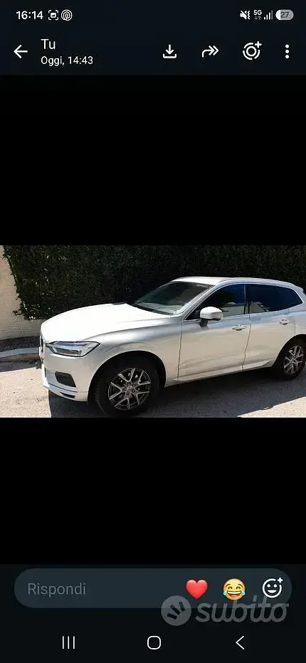 Usata Volvo XC60 190 CV (139 kW) 2020 Grigio SUV