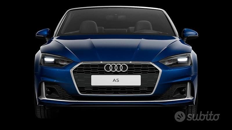 Usata Audi A5 Cabriolet Advanced Plus 190 CV (139 kW) 2023 Blu/azzurro Cabrio