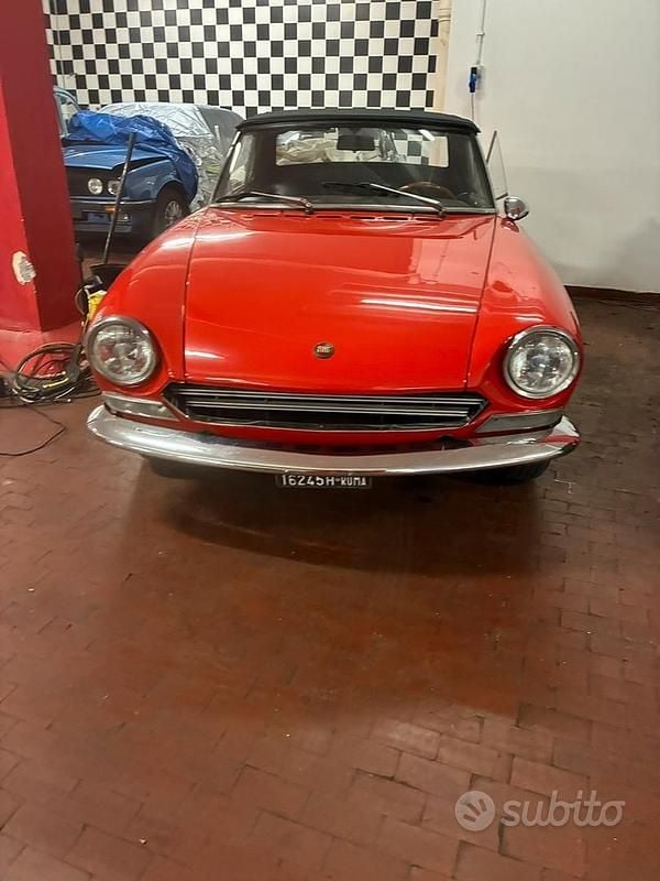 Usata Fiat 124 Spider 1960 Rosso Cabrio
