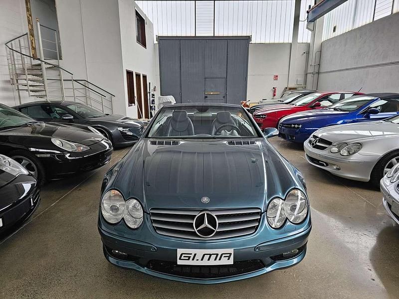 Usata Mercedes SL500 AMG 306 CV (225 kW) 2001 Blu/azzurro Cabrio