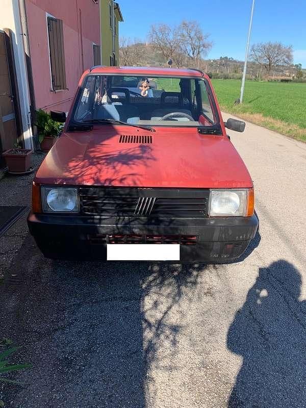Usata Fiat Panda 68 CV (50 kW) 2002 Rosso Berlina