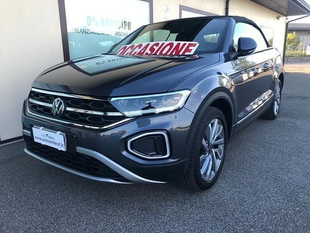 Usata VW T-Roc Cabriolet Style 110 CV (80 kW) 2024 Grigio scuro Cabrio