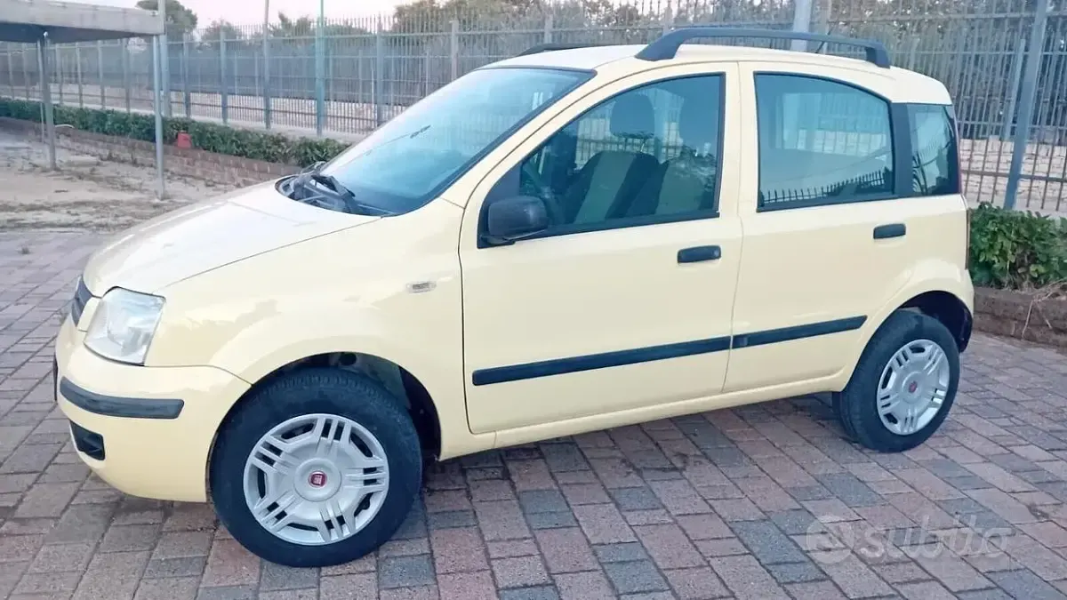 Usata Fiat Panda Dynamic 60 CV (44 kW) 2008 Giallo Utilitaria