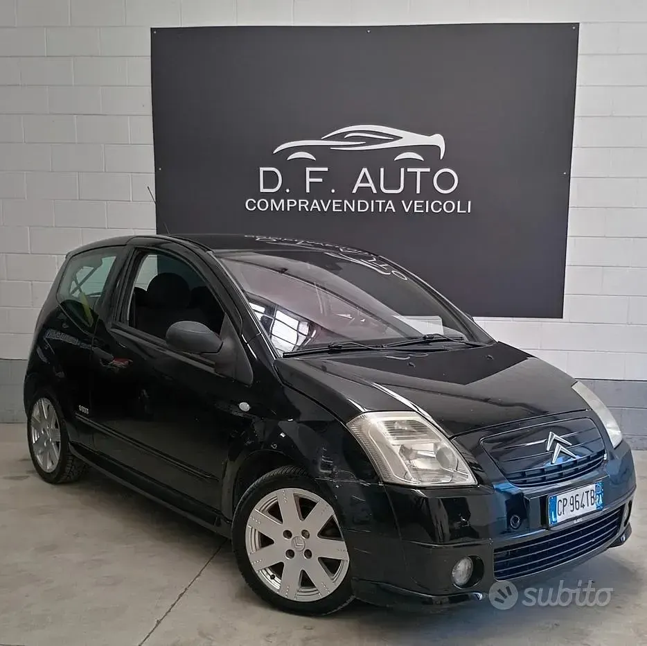 Usata Citroën C2 VTR Sport 73 CV (53 kW) 2005 Nero Utilitaria