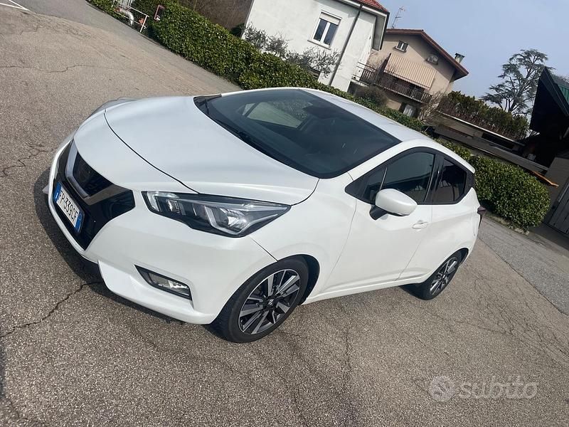 Usata Nissan Micra N-Connecta 90 CV (66 kW) 2018 Bianco Utilitaria