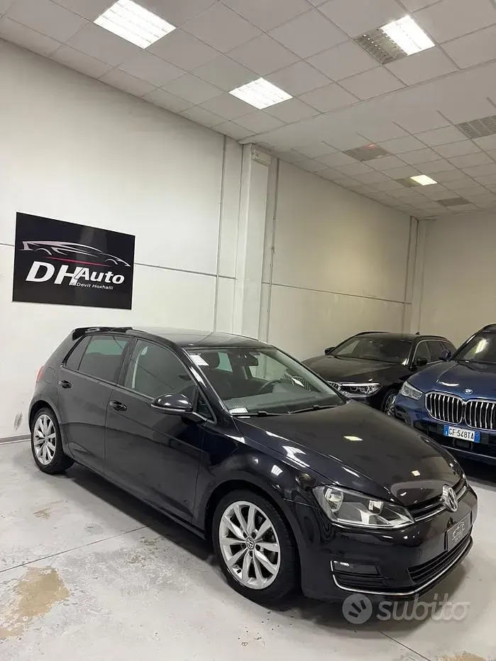 Usata VW Golf VII Highline 105 CV (77 kW) 2013 Nero Berlina