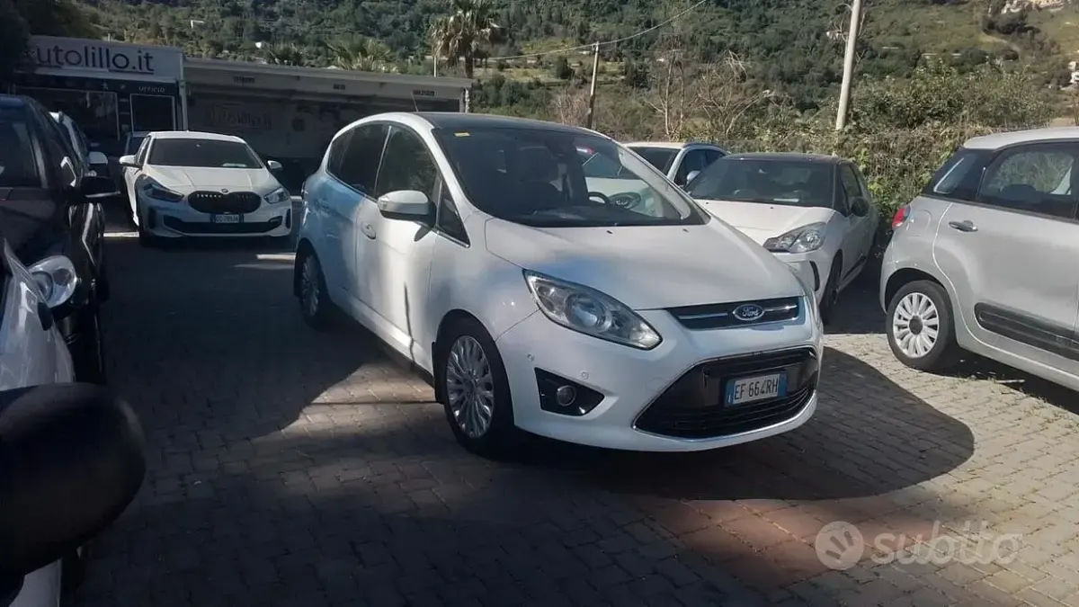 Usata Ford C-MAX Titanium 116 CV (85 kW) 2011 Bianco Monovolume