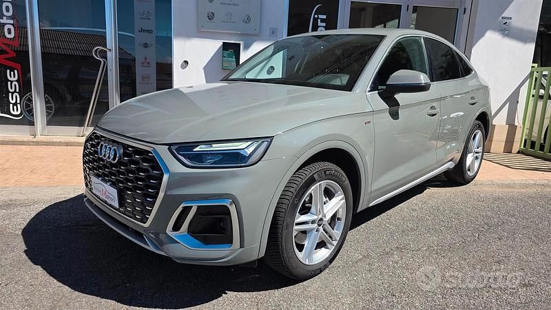Grigio Usata 2021 Audi Q5 S-Line SUV | 32.900 € (Buon prezzo) - Immagine 1/4