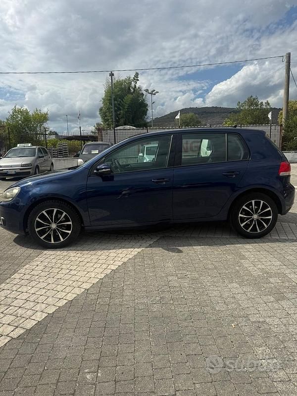 Usata VW Golf VI 2008 Blu Utilitaria