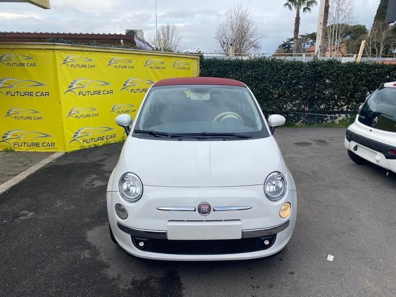 Usata Fiat 500C Lounge 69 CV (50 kW) 2012 Bianco Cabrio