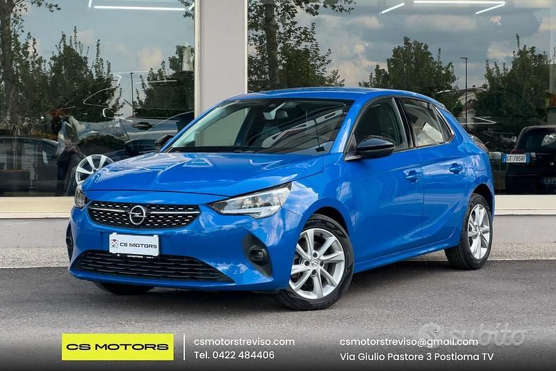 Usata Opel Corsa Elegance 101 CV (74 kW) 2021 Blu Berlina