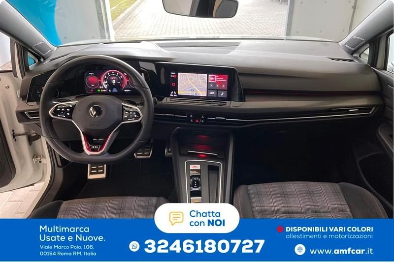 Usata VW Golf VIII GTI 245 CV (180 kW) 2021 Bianco Berlina
