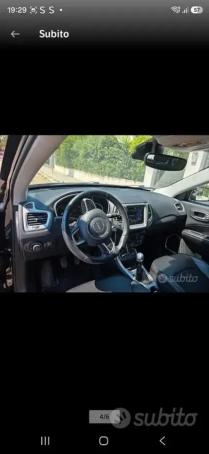 Usata Jeep Compass 131 CV (96 kW) 2021 Nero SUV