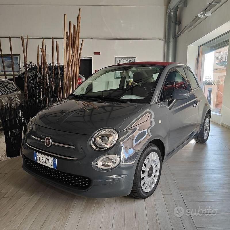 Grigio Usata 2019 Fiat 500C Lounge Cabrio | 10.000 € (Super prezzo) - Immagine 1/4