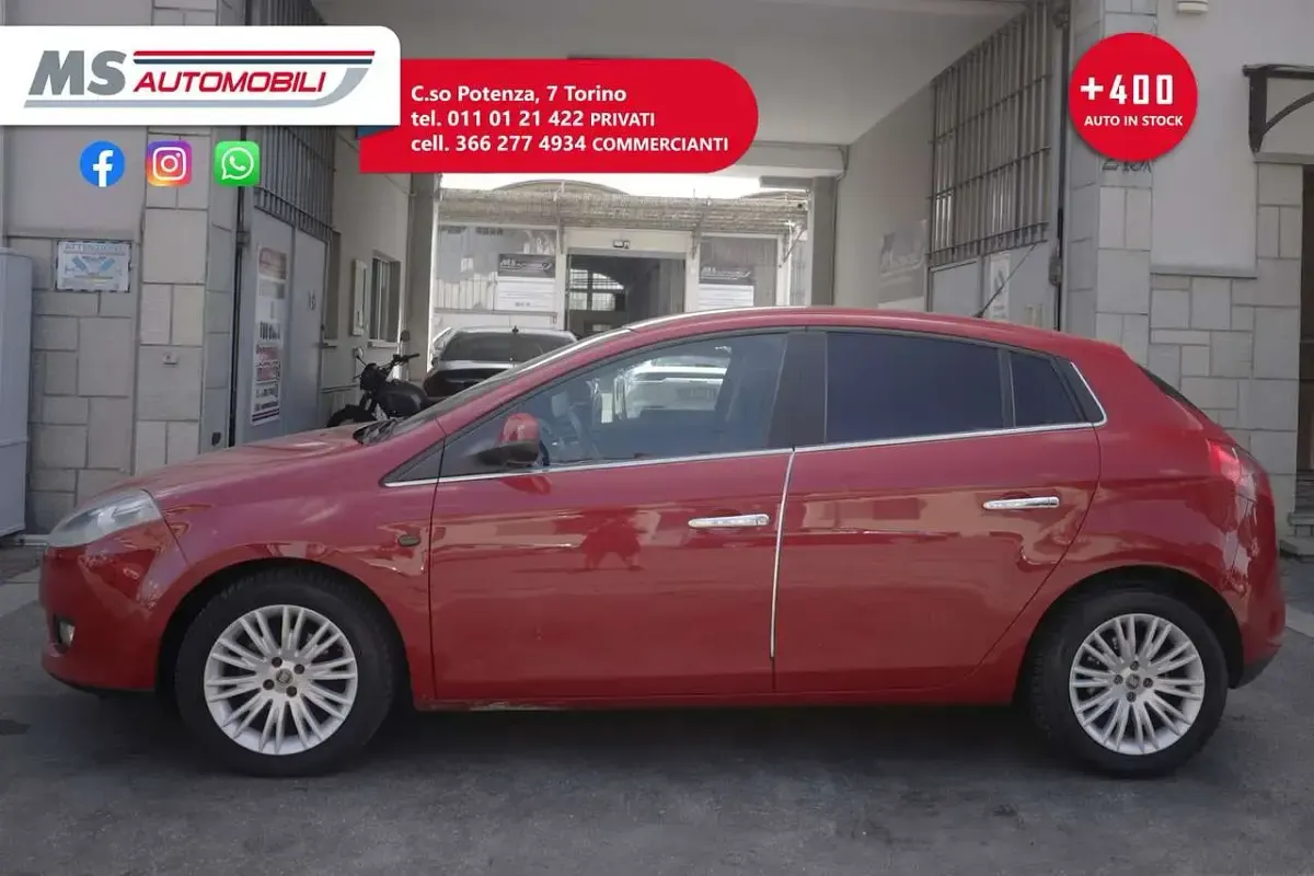 Usata Fiat Bravo Active 90 CV (66 kW) 2012 Rosso Utilitaria