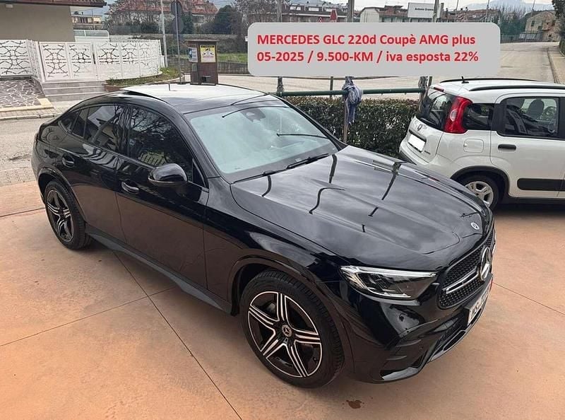 Usata Mercedes GLC220 AMG Line Premium Plus 197 CV (144 kW) 2025 Unilack schwarz Coupé