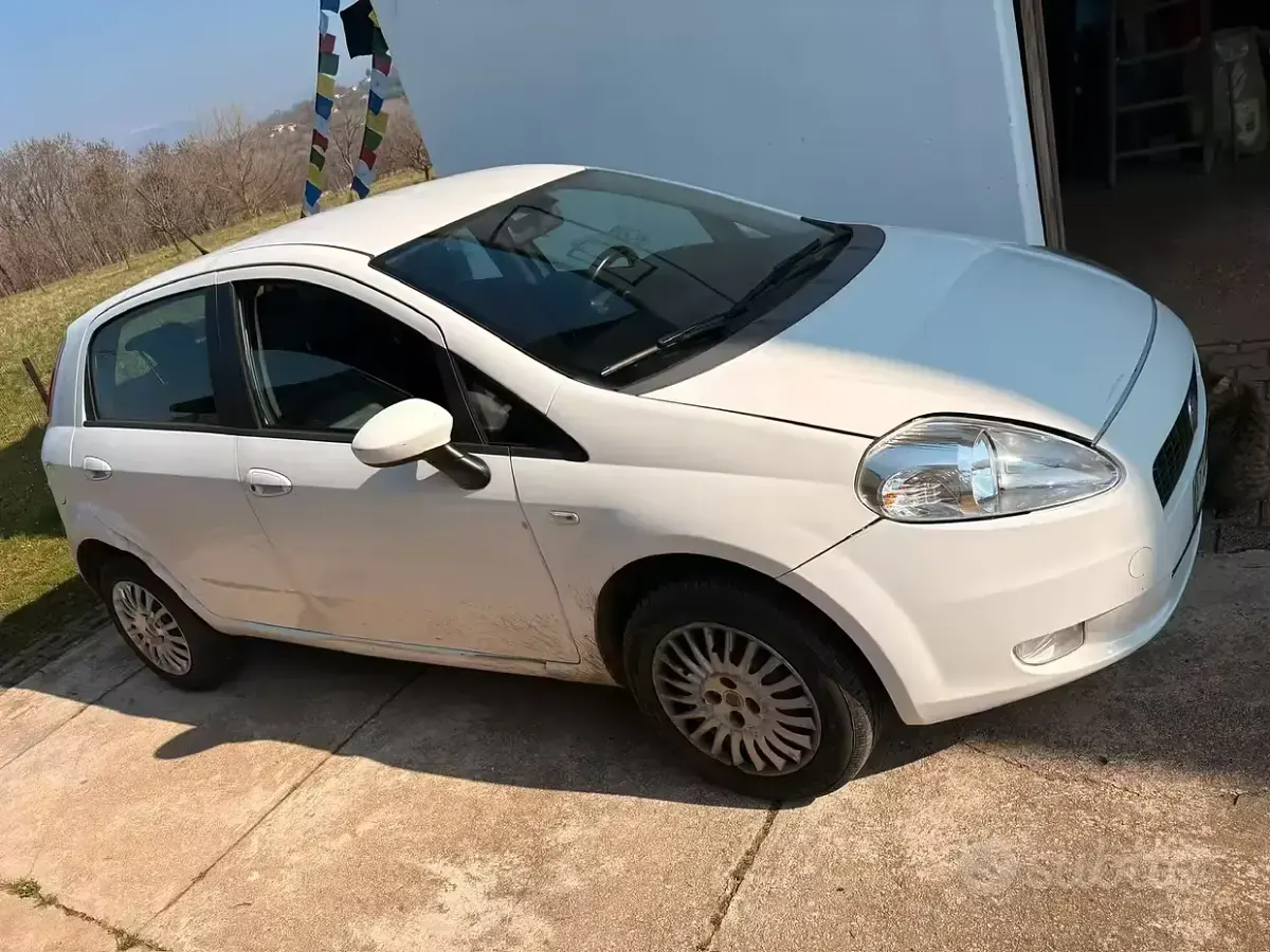 Usata Fiat Grande Punto Active 77 CV (56 kW) 2008 Bianco Utilitaria