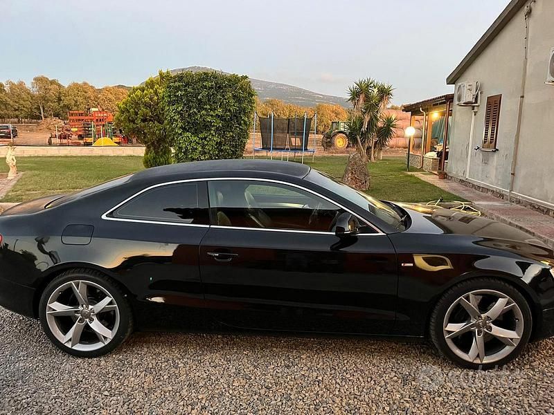Usata Audi A5 S-Line 240 CV (176 kW) 2010 Nero Coupé