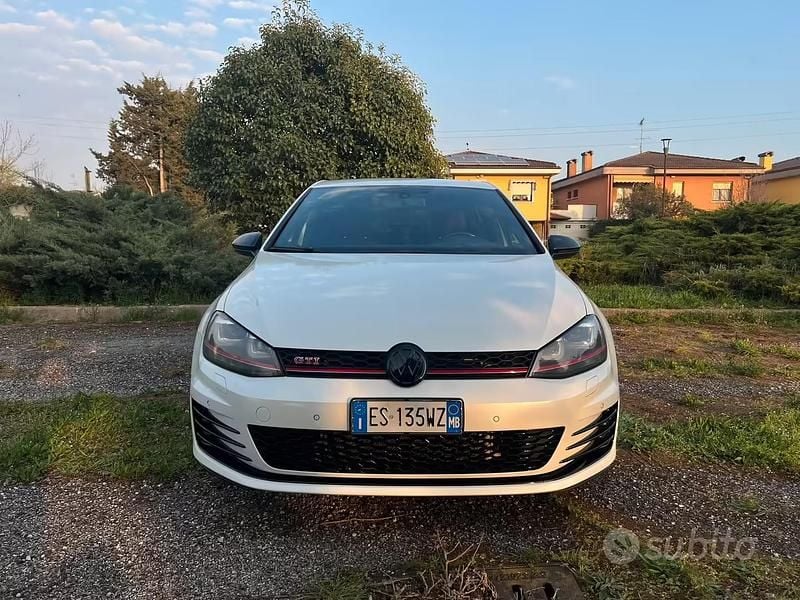 Usata VW Golf VII GTI 220 CV (161 kW) 2013 Bianco Berlina