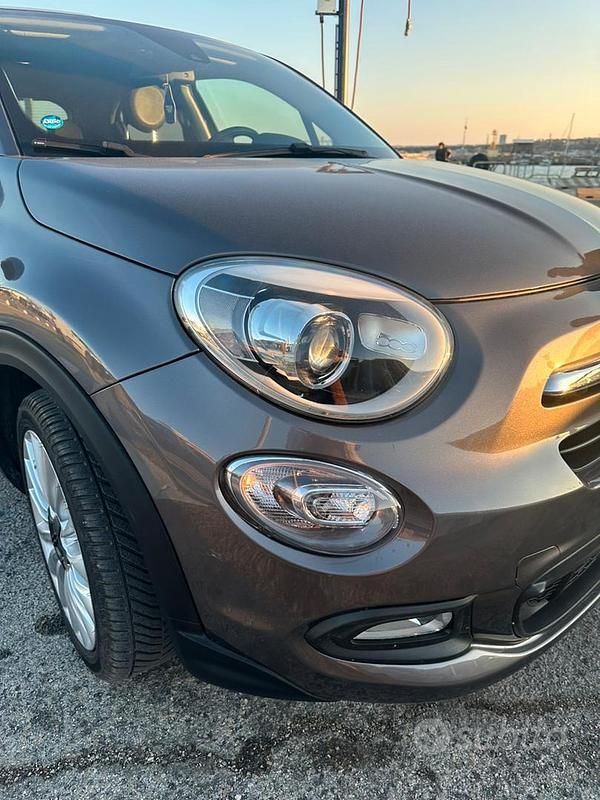 Usata Fiat 500X Lounge 95 CV (69 kW) 2016 Marrone SUV