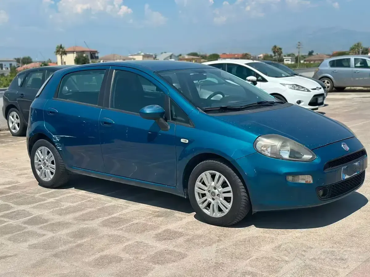 Usata Fiat Punto Street 95 CV (69 kW) 2013 Verde Utilitaria