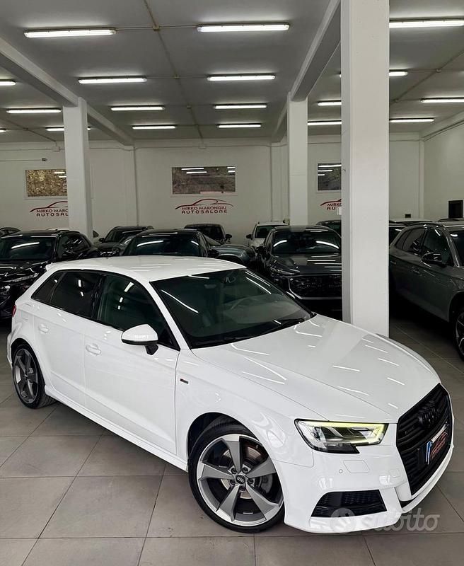 Usata Audi A3 Ambiente 184 CV (135 kW) 2019 Bianco Berlina