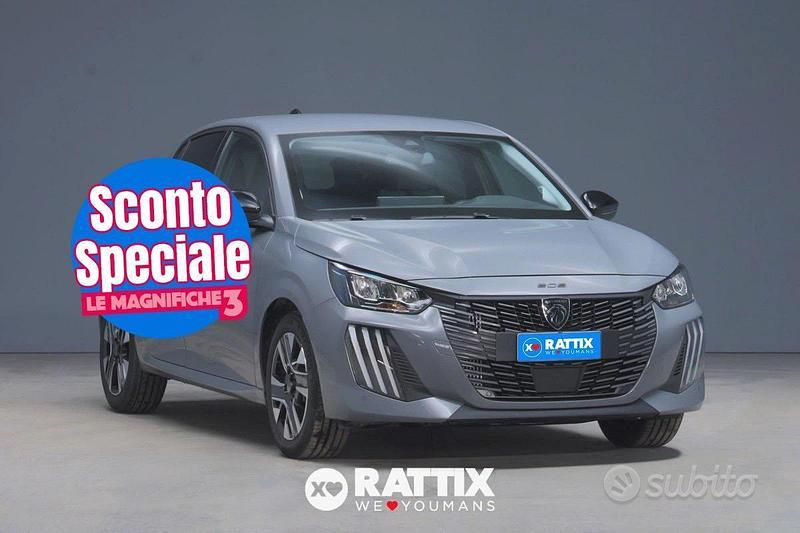 Usata Peugeot 208 Allure 101 CV (74 kW) 2025 Grigio selenium Utilitaria