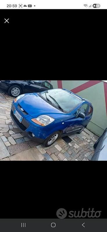 Usata Chevrolet Matiz 52 CV (38 kW) 2009 Blu Utilitaria