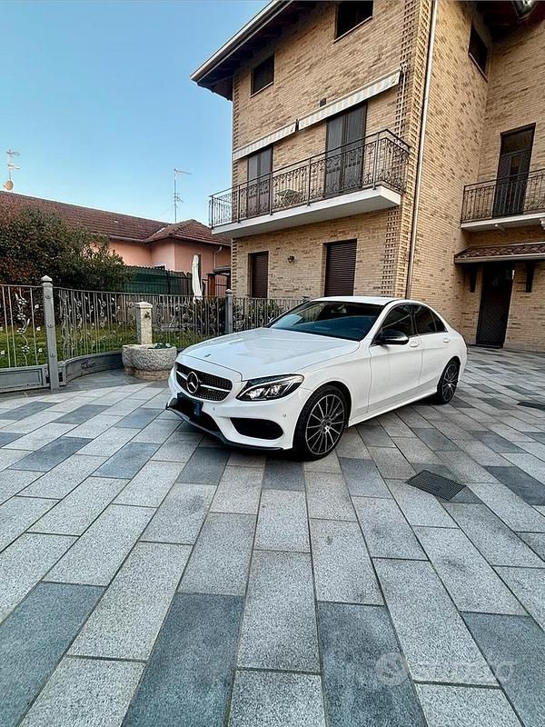 Usata Mercedes C220 Premium 170 CV (125 kW) 2014 Bianco Berlina
