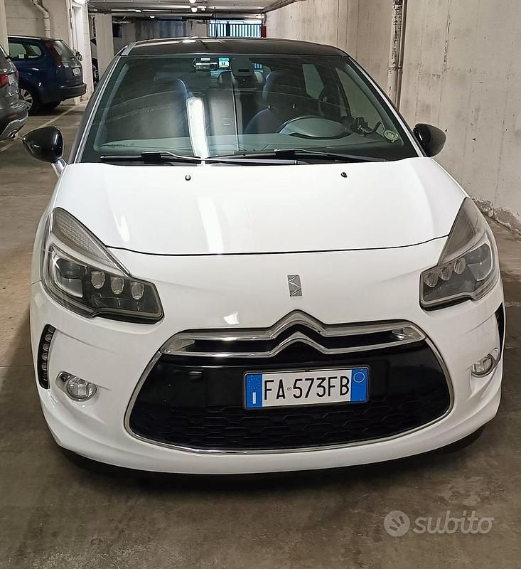 Usata DS Automobiles DS3 110 CV (80 kW) 2015 Bianco Coupé