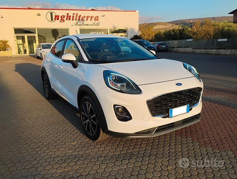 Usata Ford Puma Titanium 120 CV (88 kW) 2021 Bianco SUV