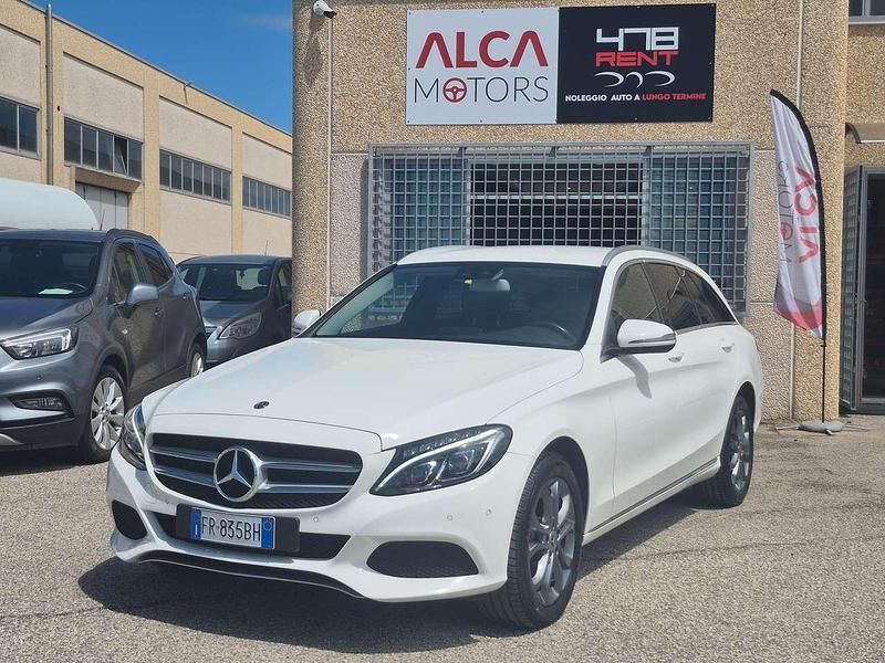Bianco Usata 2018 Mercedes C220 Station wagon | 17.990 € (Buon prezzo) - Immagine 1/4