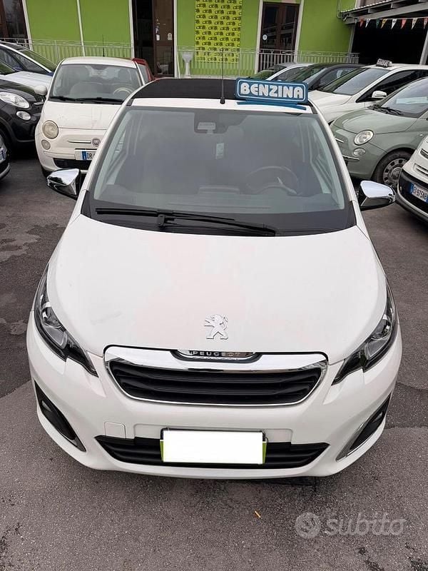 Usata Peugeot 108 Allure Top 2020 Bianco Cabrio