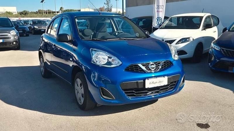 Usata Nissan Micra Acenta 80 CV (58 kW) 2015 Blu Utilitaria